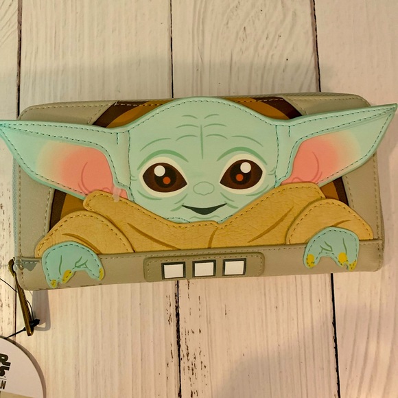 Loungefly Handbags - Loungefly Star Wars Baby Yoda Faux Leather Wallet